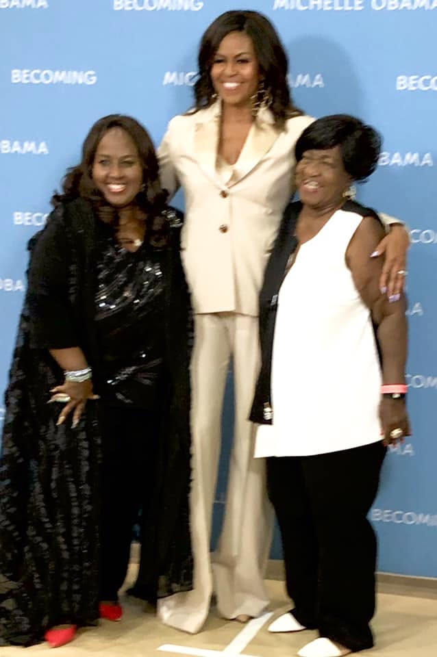 Cheryl Scales with Michelle Obama